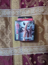 RockTape Go 20 Pre-Cut 10-Inch Strips Kinesiology 1 Black