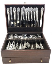 Reed & Barton Country French Stainless Flatware 60pc Set Service for 12
