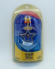 Toy Story 2 Analog Clip-It Watch Woody Star S...