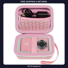 Hard EVA Digital Camera Case for Kodak PIXPRO FZ55 FZ45 FZ53 FZ43 Pink