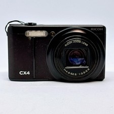 [Power Confirmed OK] RICOH CX4 Black Digital Camera