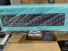 920-002565 New Logitech MK120 Wired USB Keyboard and Mouse, Black