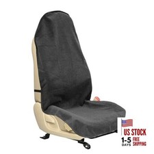 Waterproof Car Seat Cover Towel, Non-Slip Car Seat Protector for Gym Black