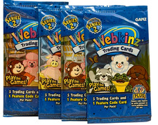 Webkinz - Trading Cards Series 2 - 4X Booster Packs Brand New - Box Fresh
