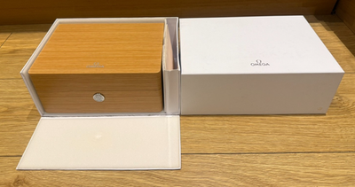 Genuine Original New Style Omega Wooden Watch Box with Travel Case