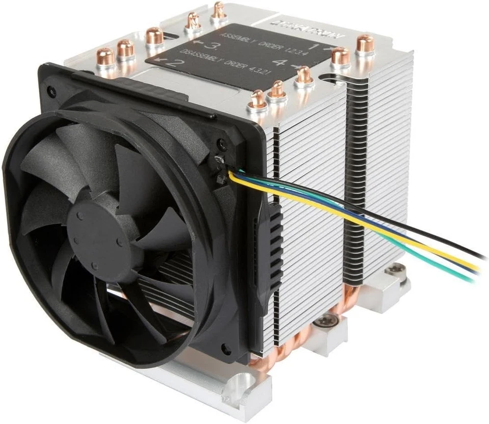 Dynatron B11 Intel Xeon LGA 3647 Narrow 3U Rackmount Active CPU Cooler