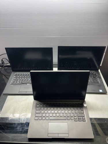 Lot of 3 Dell Latitude 7480 / 7490 / 7400 i7 7th & 8th Gen – AS IS –Parts/Repair