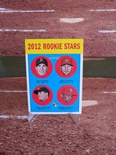 2012 Topps Heritage - Rookie Stars #321-Drew Pomeranz Chambers Brown Spears RC