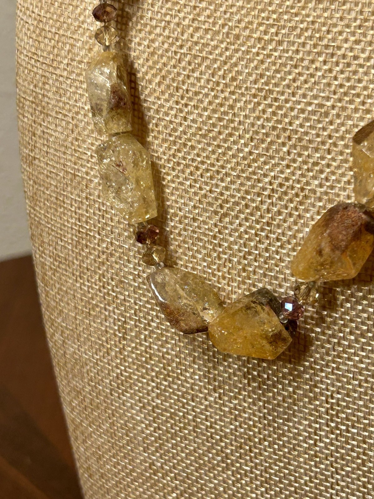 Multicolor Agate/Stone & Beaded Statement Necklace - image 4