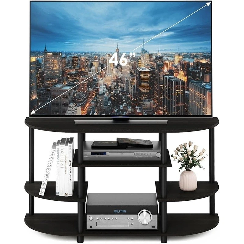 Деревянная подставка для телевизора медиа-консоль до 46 дюймов с плоским экраном с местом для хранения новая - Изображение 4 из 4