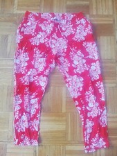 rich and royal Sommerhose, 40/42 rot/weiß geblümt