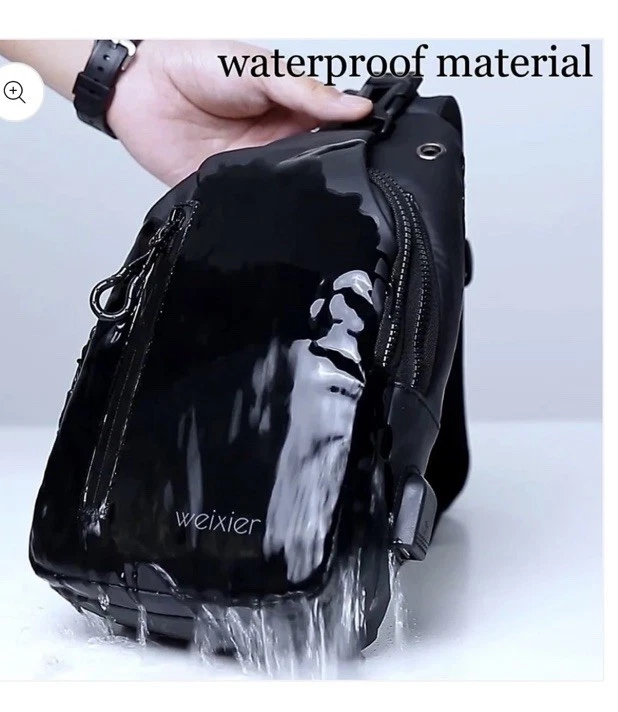 Bolsas de eslina impermeables para hombre Hjkiopc antirrobo Foto 2 de 4