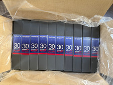 Box Of 10 Sony BCT-30 BetacamSP Video Cassette Tapes NEW