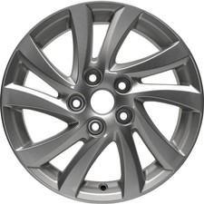 Refurbished 16x6.5 Painted Silver Wheel Fits 2012-2014 Mazda Mazda 3 560-64946