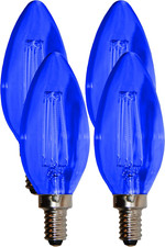5 Watt E12 Led Filament Candelabra Blue Light Bulb 60w Incandescent Replacemen