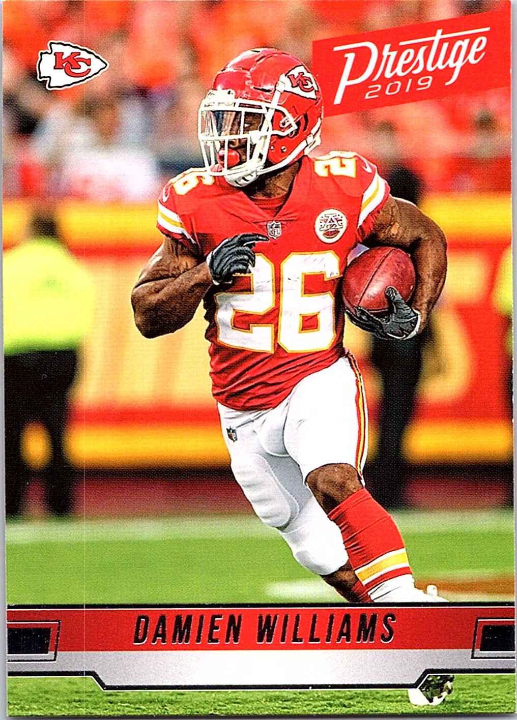 Damien Williams 2019 Panini Prestige #45 Kansas City Chiefs