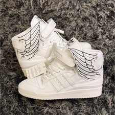 adidas Jeremy Scott Wings White Black High To...