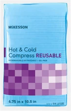 Cold and Hot Compress Reusable [1 Pack] Gel Ice Hot Packs for Injuries, 6.75 in 