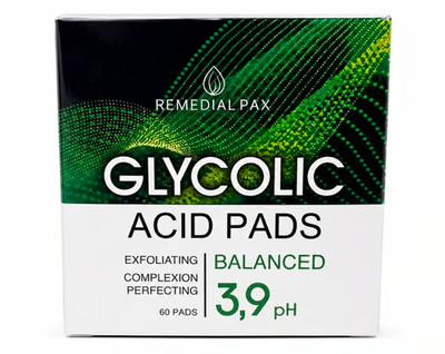 Remedial Pax Glycolic Acid Pads Balanced 3.9 pH, (60 Pads)
