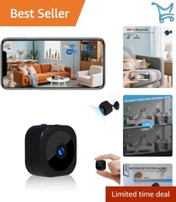 Indoor Security Camera 1080P HD Wireless Night Vision Motion Detection Pet Ca...