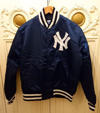 Giacca vintage anni 80 starter New York Yankees MLB baseball raso nylon uomo M