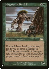 x1 Magnigoth Treefolk - The List R MTG The List M/NM, English