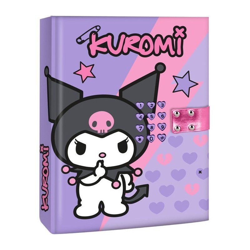 Kuromi agenda secret à emporter partout journal intime pour l'école