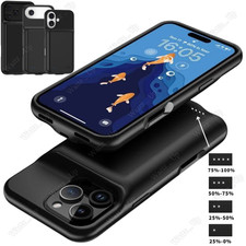 Power Bank Battery Charger Case Charging Cover For iPhone 17 16 15 14 13 12 11 X