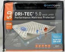 BedGear Queen Dri-Tec Mattress Protector 5.0 Base Layer Fits Up To 22” Deep