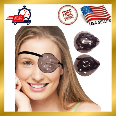2Pcs Eye Shield after Cataract Surgery Dark Clear Eye Patch Plastic Guard with S