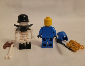 Lego Skull Motorbike 2259 Ninjago Jay 100% Complete Set Golden Weapons Skulkin