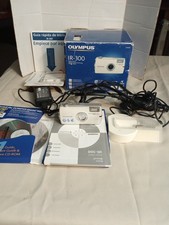 Olympus IR-300 White 2 Color LCD 5.0MP 3x Optical Zoom Digital Camera with Box
