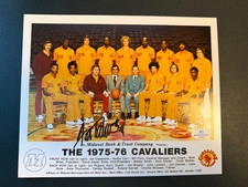 Austin Carr #34, 1975-1976 Cleveland Cavaliers 8x10 Signed Photo COA 414505