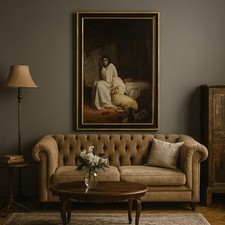 Esmeralda nella Torre di Notre-Dame Dipinto Antico XIX Secolo Originale