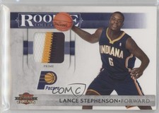 2010-11 Panini Threads Rookie Collection Materials Prime /50 Lance Stephenson RC