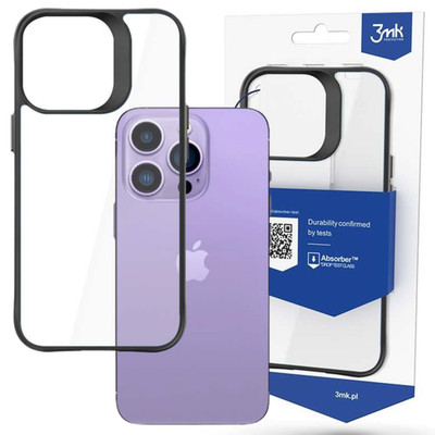 3MK SATIN ARMOR CASE FÜR IPHONE 14 PRO MAX MIT VOLLSTÄNDIGEM SCHUTZ AUCH AN DEN 