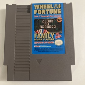 Wheel of Fortune Family Edition NES (Nintendo Entertainment System, 1990)