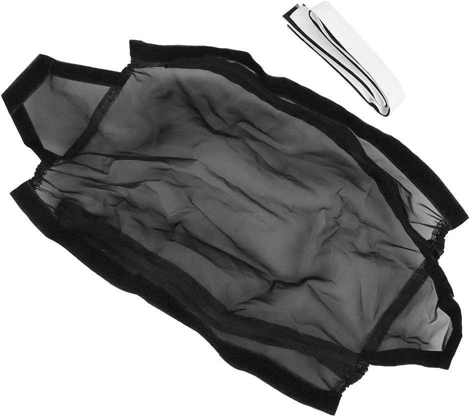 Tbest Chassis Dust Cover, Nylon Mesh Resistant RC black 