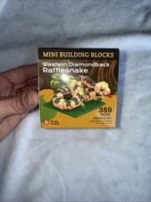 OLLIERV Western Diamondback Rattlesnake Mini Block Set 360 Pieces NEW SEALED 