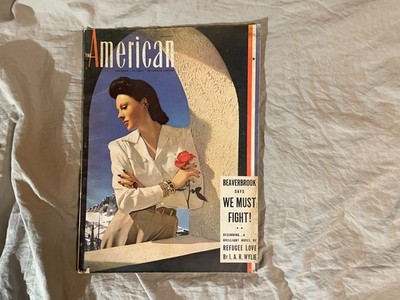 American Magazine September 1941 Defense System J Edgar Hoover Sinclair Lewis