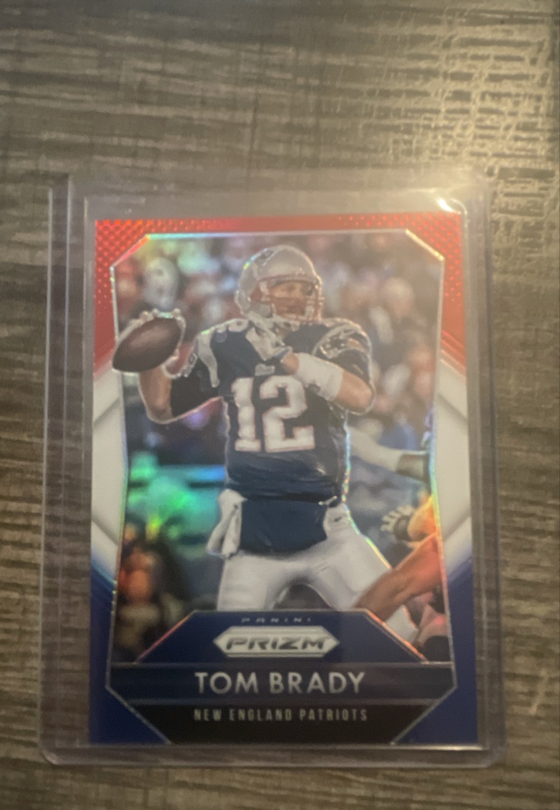 2015 Panini Prizm - Tom Brady #12 Red White & Blue Prizm