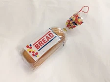 Sliced Wonder White Bread Loaf in Bag Wrapper Faux Food Christmas Ornament New