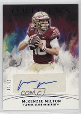 2022 Chronicles Draft Picks Origins Rookie Blue 47/99 McKenzie Milton Auto 03rx