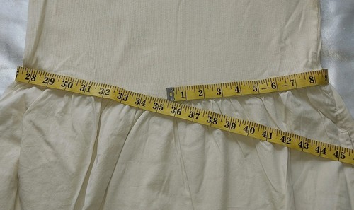 Gap Womens Fit & Flare Midi Sleeveless Dress XL Tan Beige Poplin Skirt ~ New - Picture 7 of 10