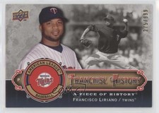 2009 Upper Deck A Piece of History Franchise /999 Francisco Liriano #FH-FL fm0
