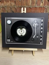 The Beatles - Dont Let Me Down 7" Single Vinyl on Record Player Print  Music