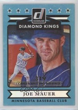 2015 Panini Donruss Diamond Kings Stat Line Career /319 Joe Mauer #17 HOF 04br