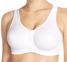WACOAL UNDERWIRE SPORTS WOMEN'S BRA 855170 WHITE SIZE 38G