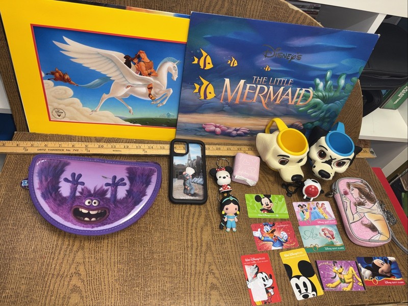 Little Mermaid, Hercules, Monsters Inc, Dalmatians, Disney lot