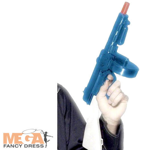 Gangsters Toy Tommy Gun Fancy Dress 1920s Mafia Weapon Prop Costume